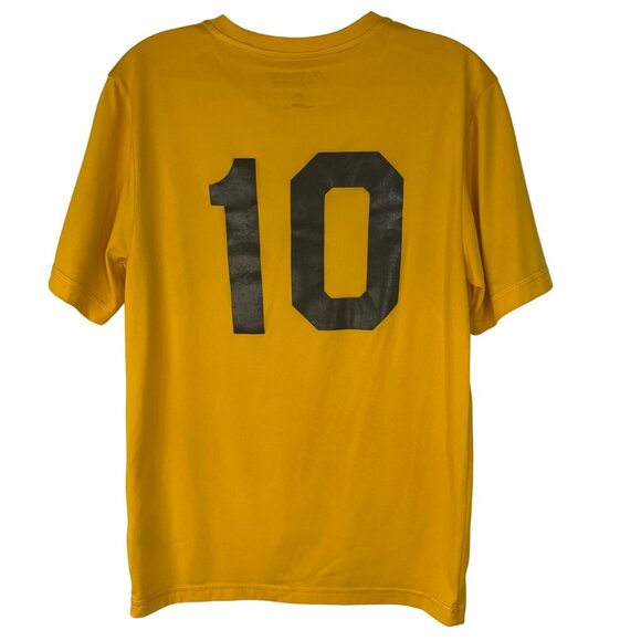 Majestic Pittsburgh Pirates Tshirt Mens Small Yellow MLB Baseball #10 - Picture 2 of 8